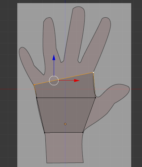 Blenderで手をモデリングする作り方　＃３