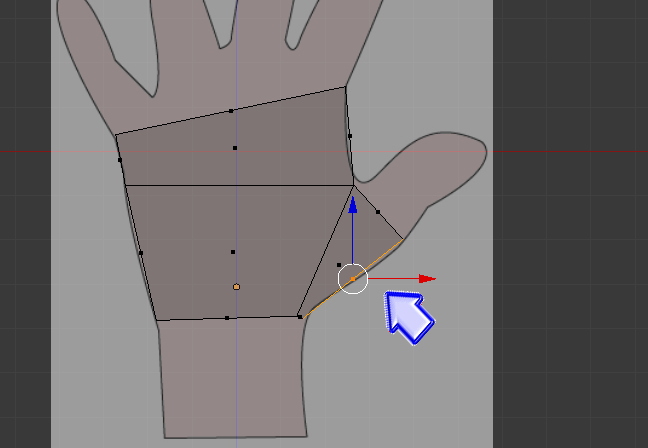Blenderで手をモデリングする作り方　＃６