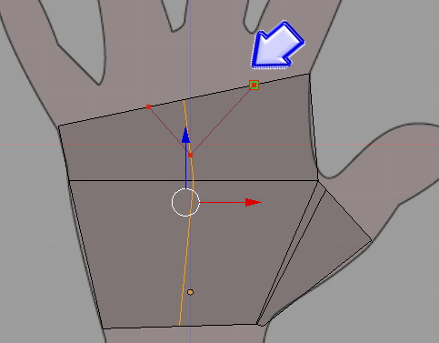 Blenderで手をモデリングする作り方　＃９