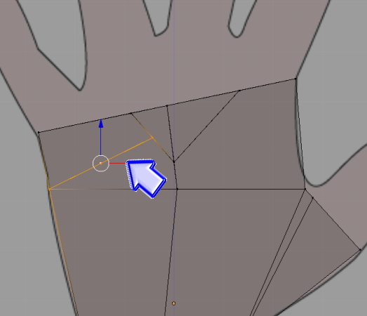 Blenderで手をモデリングする作り方　＃１０