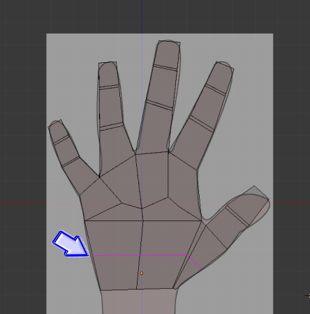 Blenderで手をモデリングする作り方　＃１９