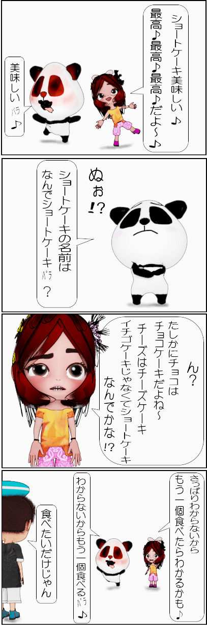 ショートケーキの歴史と由来【4コマ漫画】